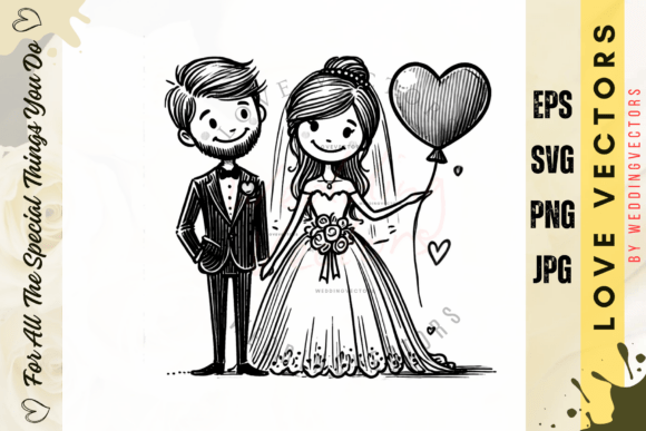 C3195: Capturing Modern Romance in Vector Design