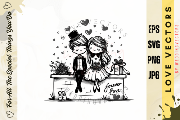 Celebrate Love with C263: Modern Vectors for Timeless Designs