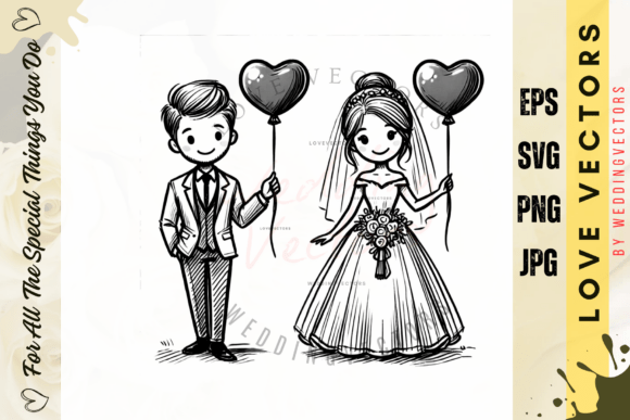 Designing Romance: The Luxury Love Vectors Collection