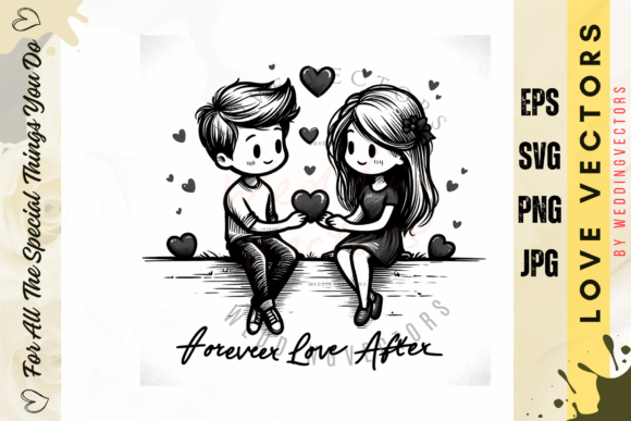 Designing with Romance: The C2649 Wedding & Love Vectors Collection