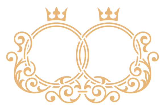 Elegant Couple Frames: Designing a Timeless Wedding Monogram
