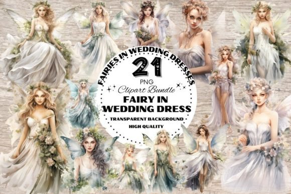 Fairy in Wedding Dress: Adding Ethereal Charm to Your Designs