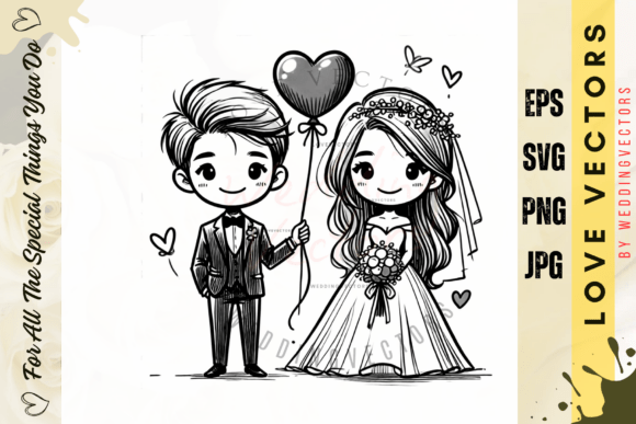 Luxury Wedding Vectors: Artwork for Elegant Design Projects