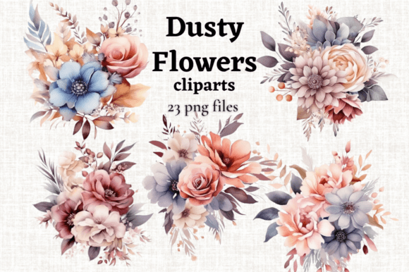 Pastel Wedding Flowers Clipart: A Designer's Secret Weapon
