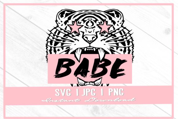 Retro Tiger Babe: The Bachelorette Design Asset You Need