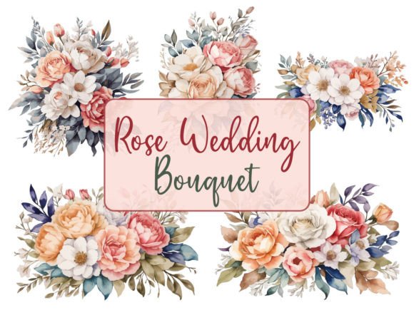 Romantic Watercolor Rose Clipart for Elegant Designs