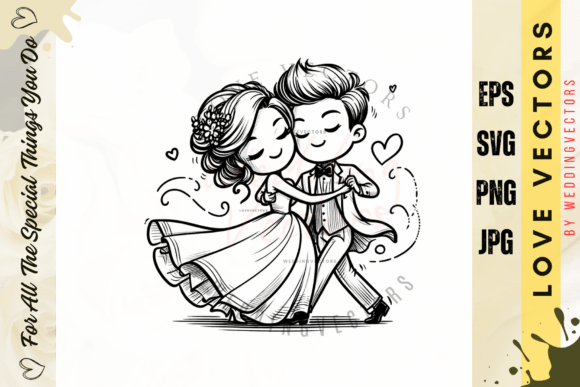 Wedding Couple and Love Vectors - C3121: A Visual Storyteller
